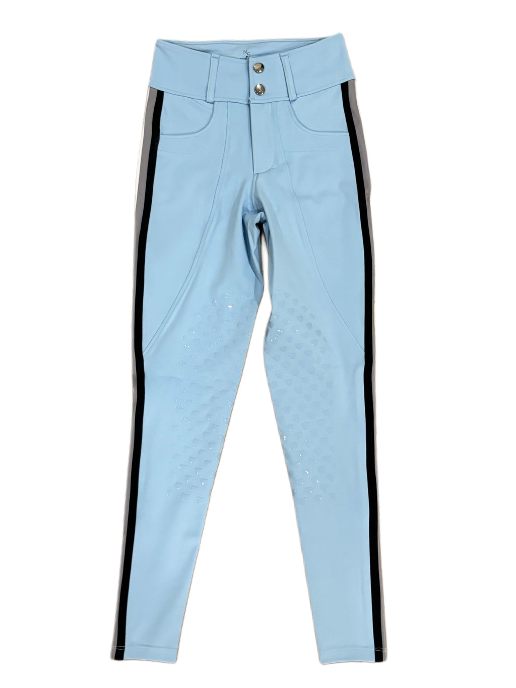 Neon Spur Grand Prix Silicone Knee Patch Youth Breeches