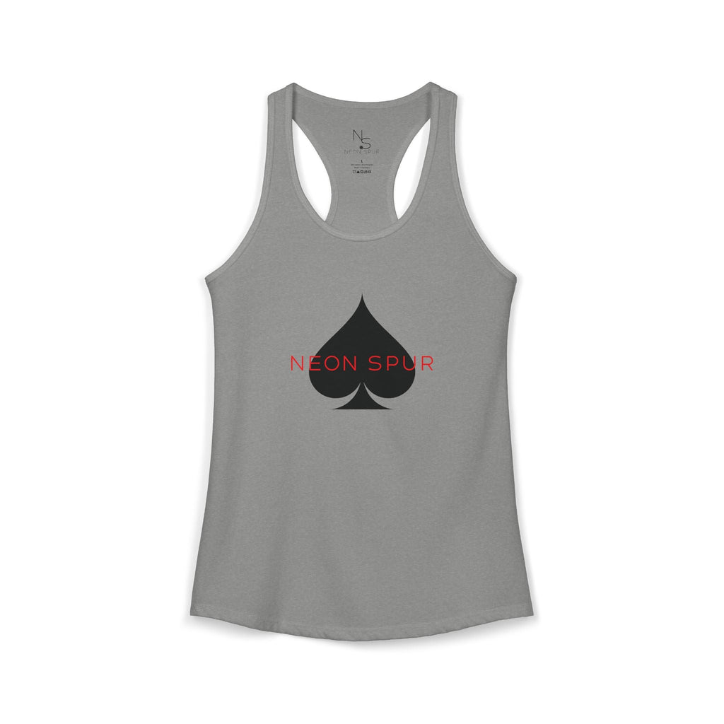 Neon Spur Logo Spade Racerback Tank Top