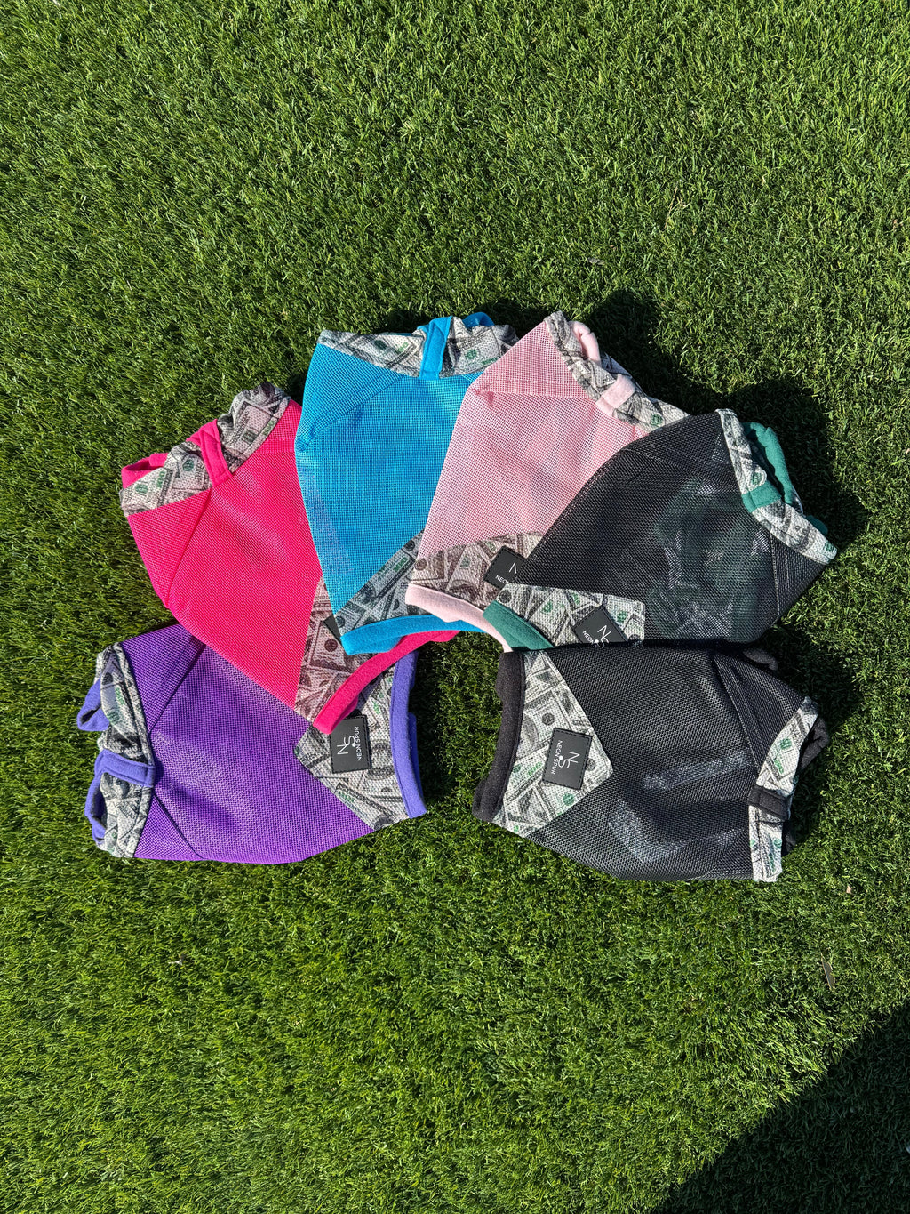 Entry Fees Fly Mask - Electric Blue