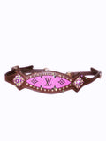 Rhinestone Purple LV Wither Strap