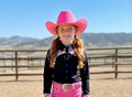Cherry Groove Girls Western Pearl Snap Rodeo Shirt