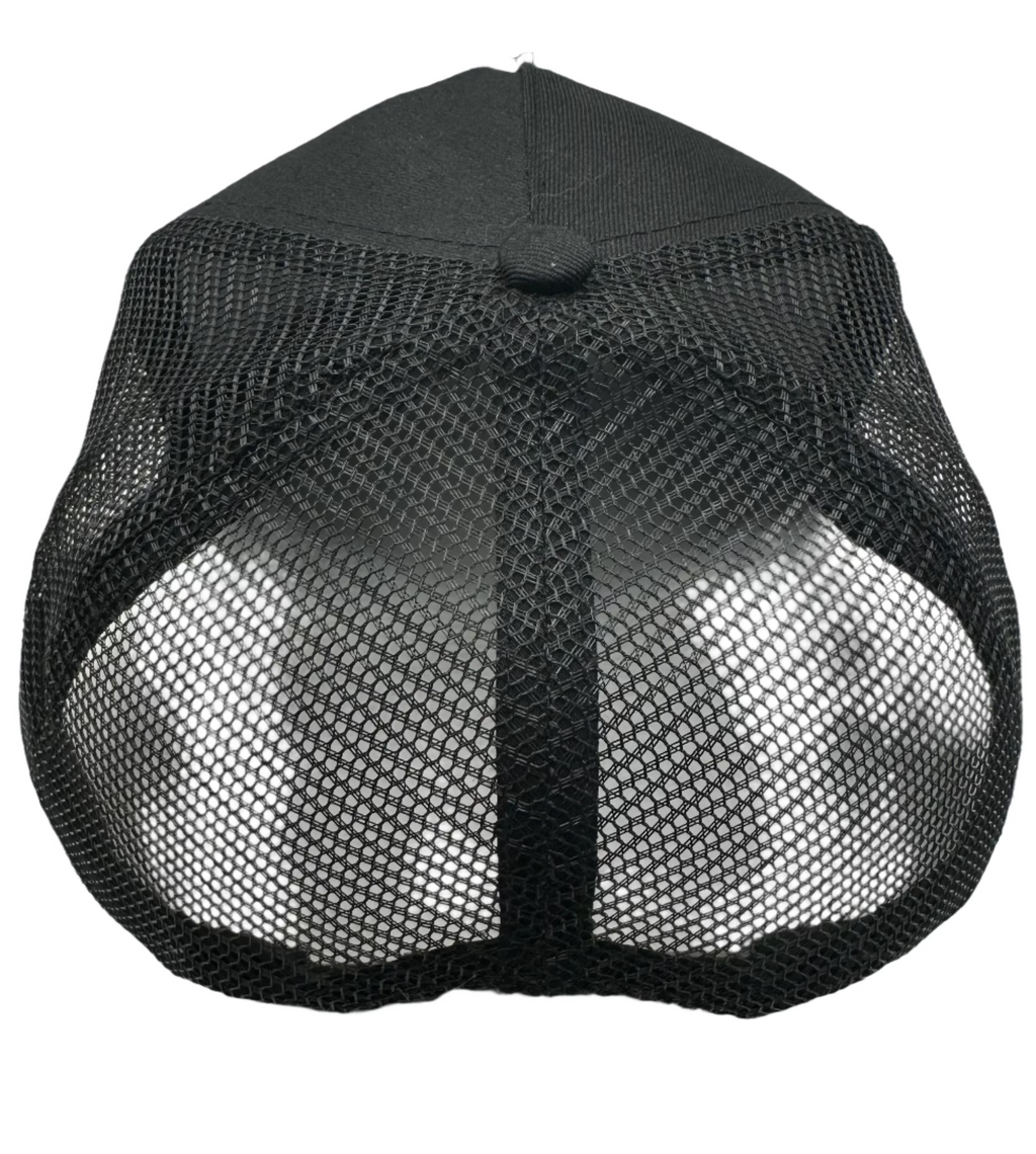 Buckin Lucky Embroidered Five-Panel Trucker Hat