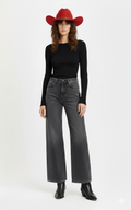 7 For All Mankind Ultra Luxe Ultra High Rise Jo Jeans -Night Out - Wide Leg