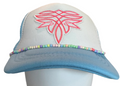 SugarPop Neon Boot Stitch Patch Girls Trucker Hat