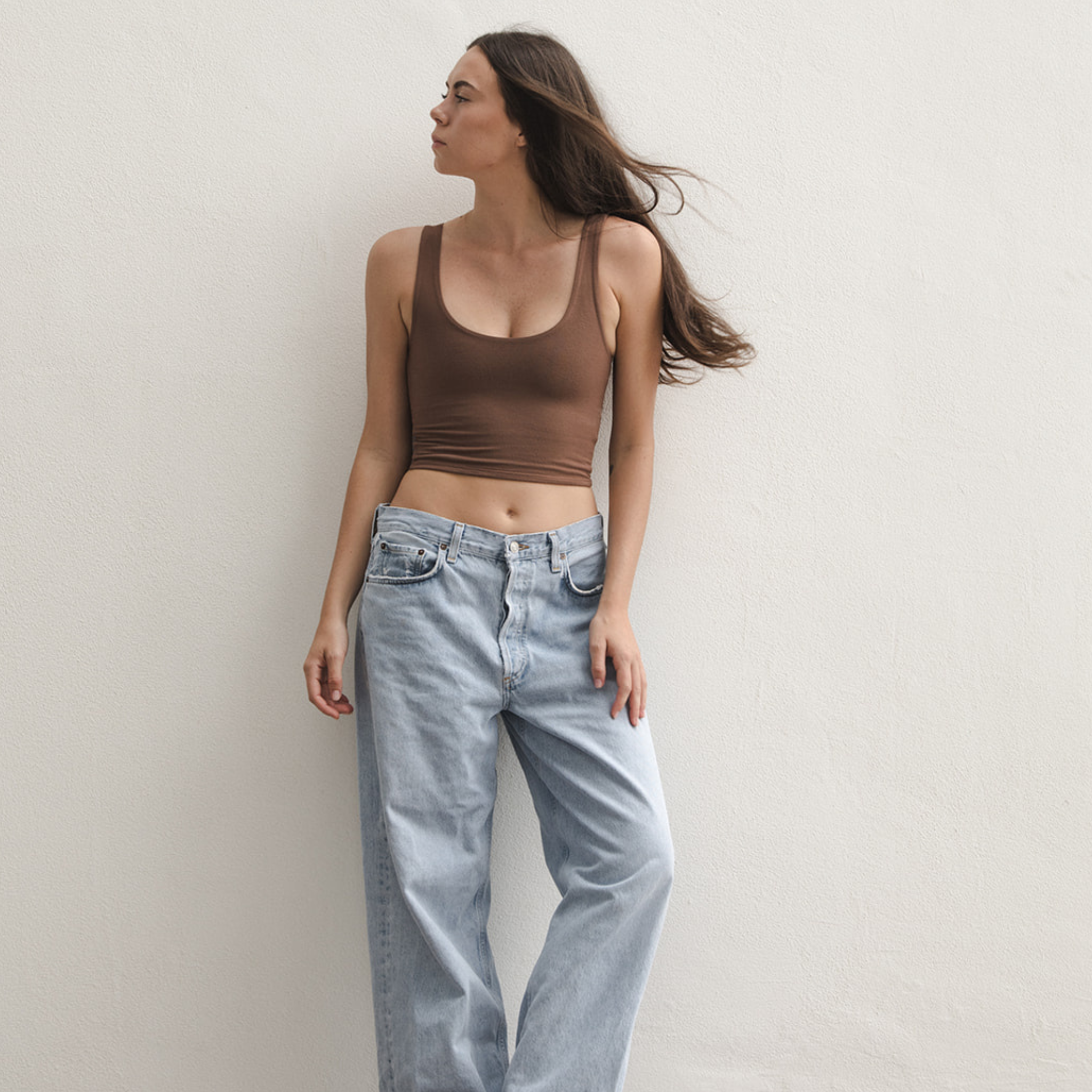 The Devon - Double Layer Scoop - Dark Nude