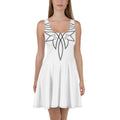 Boot Stitch Print Skater Dress