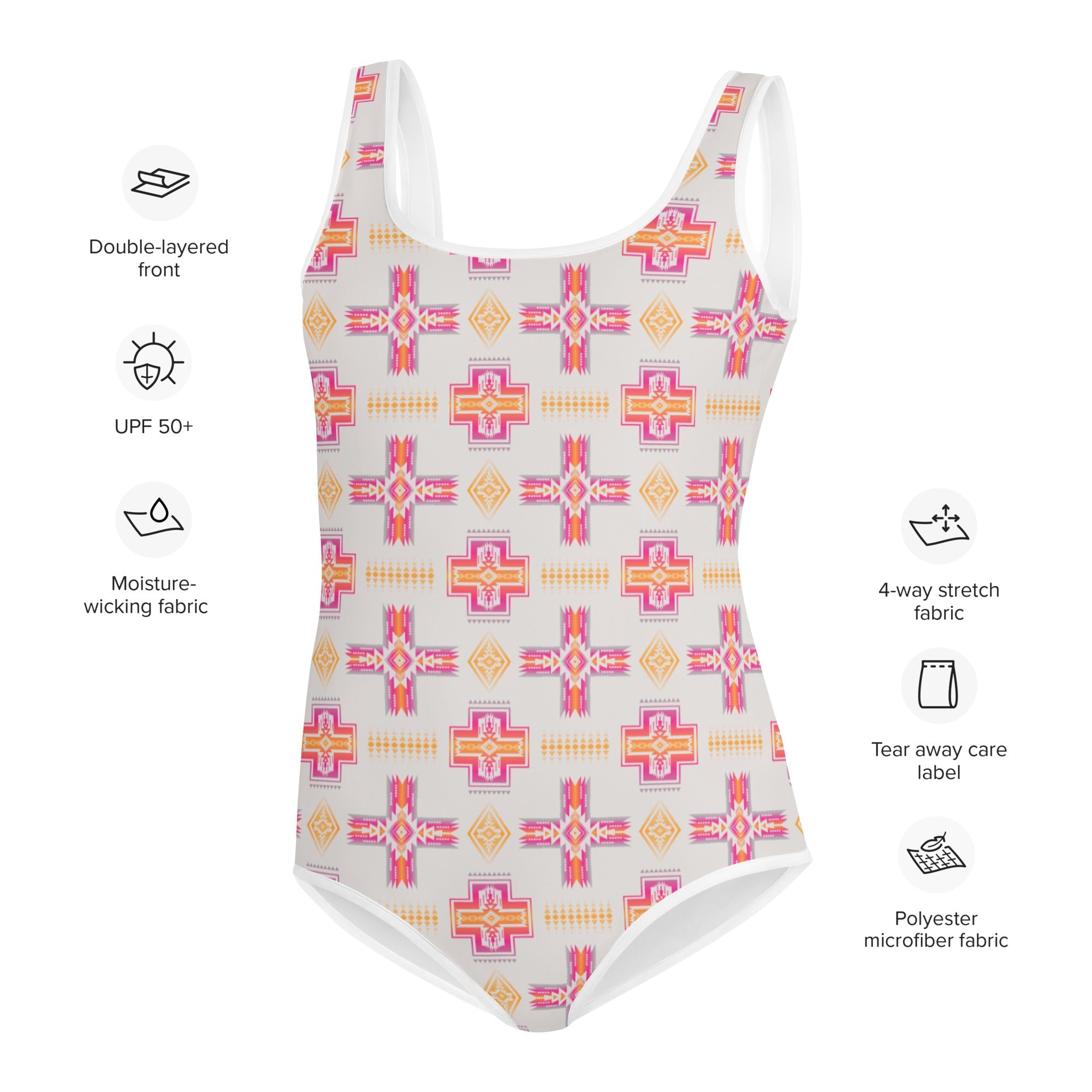 Aztec Trail Girls Swimsuit - Sizes 8-20