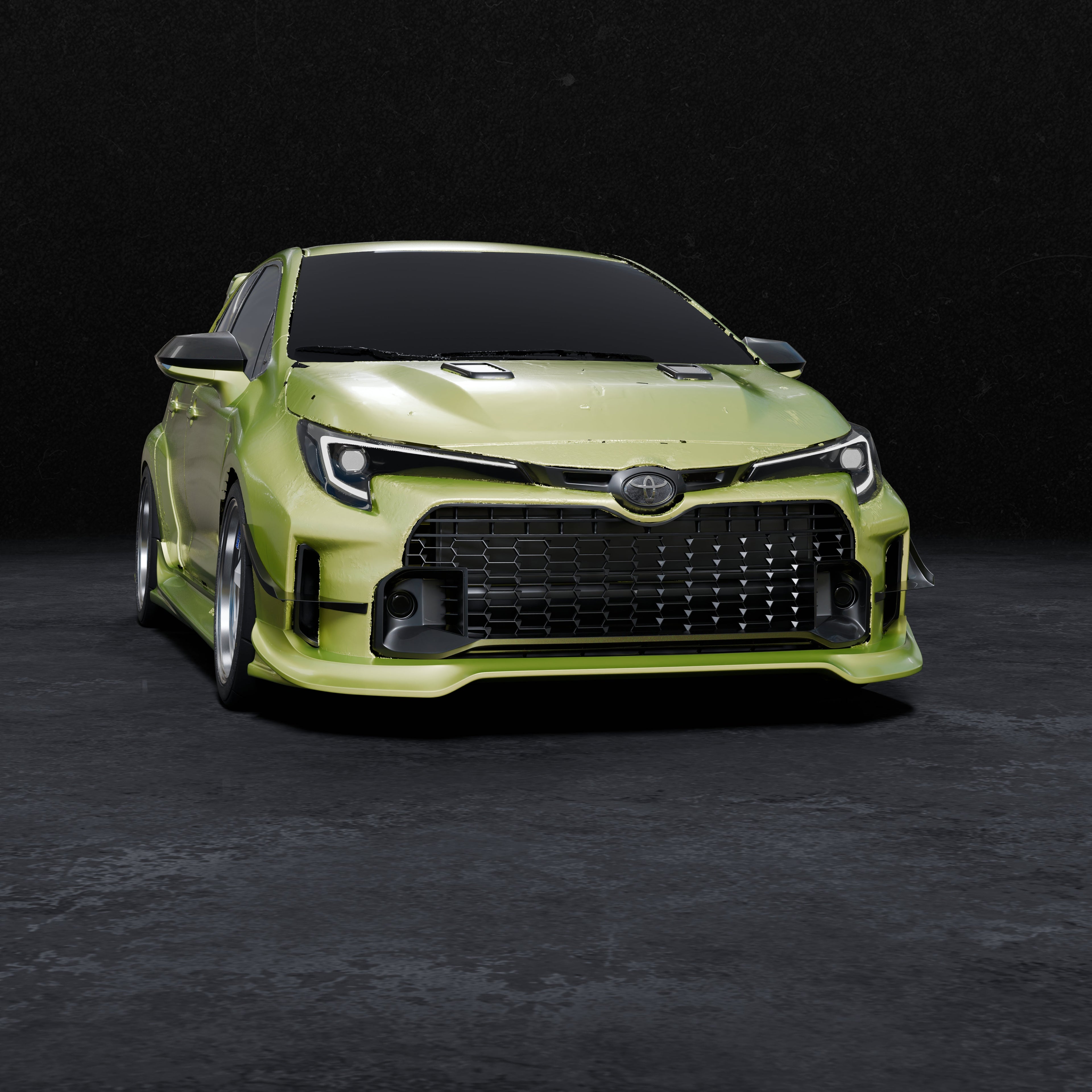 Front Lip V2 – TOYOTA GR COROLLA (ZENKI, E210, 2023-2024)